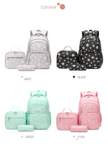 Load image into Gallery viewer, Kawaii Daisy Waterproof Backpack Sets (4 colors)