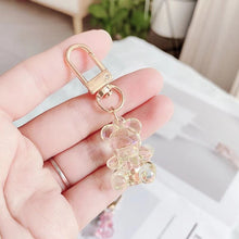 Load image into Gallery viewer, Cute Kawaii Crystal Bear Keychains