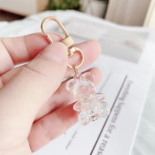Load image into Gallery viewer, Cute Kawaii Crystal Bear Keychains