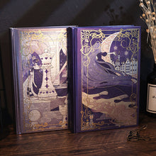 Load image into Gallery viewer, Magic Nights Series Gilded Notebooks (4 Designs)