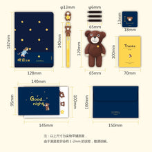 Load image into Gallery viewer, Japanese Good Night Series Bear Stationery Set - Limited Edition