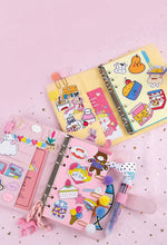 Load image into Gallery viewer, Pastel Pages A6 Ring Planner – Kawaii Edition