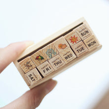Load image into Gallery viewer, Daily Planner Rubber Stamp Sets (12 pcs)