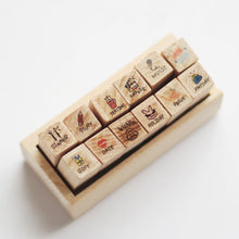 Load image into Gallery viewer, Daily Planner Rubber Stamp Sets (12 pcs)