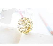Load image into Gallery viewer, Golden Sakura Bookmarks