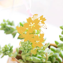 Load image into Gallery viewer, Golden Sakura Bookmarks
