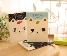 Load image into Gallery viewer, Cute Cat Mini Portable Notebook Planner