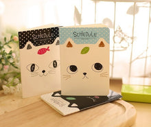 Load image into Gallery viewer, Cute Cat Mini Portable Notebook Planner