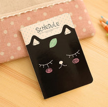 Load image into Gallery viewer, Cute Cat Mini Portable Notebook Planner