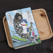 Load image into Gallery viewer, Curious Cat Japanese Notebook Planners (4 Designs)