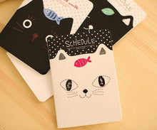 Load image into Gallery viewer, Cute Cat Mini Portable Notebook Planner