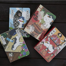Load image into Gallery viewer, Curious Cat Japanese Notebook Planners (4 Designs)
