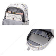 Load image into Gallery viewer, Kawaii Daisy Waterproof Backpack Sets (4 colors)