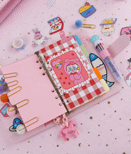Load image into Gallery viewer, Pastel Pages A6 Ring Planner – Kawaii Edition