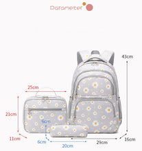 Load image into Gallery viewer, Kawaii Daisy Waterproof Backpack Sets (4 colors)