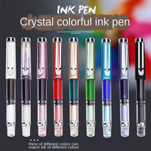 Load image into Gallery viewer, 3008 Crystal Piston Fountain Pen Set – Signature Edition