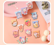 Load image into Gallery viewer, Kawaii Friends Magnetic Bookmark Set – 12 Piece Collection