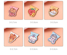 Load image into Gallery viewer, Kawaii Friends Magnetic Bookmark Set – 12 Piece Collection