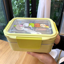 Load image into Gallery viewer, San-X Character Stainless Steel Double-layer Lunch Box (3 Colors)