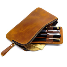 Load image into Gallery viewer, Heritage Leather Zipper Case - Limited Edition