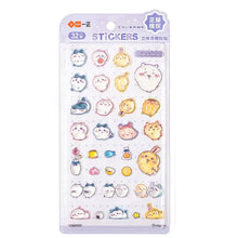 Load image into Gallery viewer, 🌸 Chiikawa Puffy Friends Sticker Set – Kawaii Edition