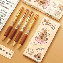 Load image into Gallery viewer, Capybara Gel Pens Set (4pcs)