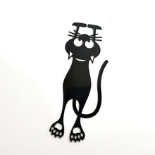 Load image into Gallery viewer, Curious Black Cat Bookmark