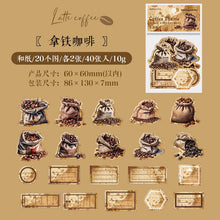 Load image into Gallery viewer, Coffee Theme Decorative Stickers