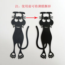 Load image into Gallery viewer, Curious Black Cat Bookmark