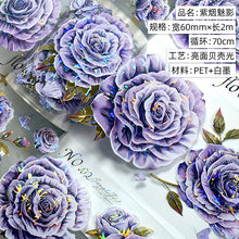 Load image into Gallery viewer, Floral Universe Gold Foiled Washi Tapes