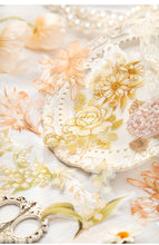 Load image into Gallery viewer, The Flower of Mist & Light Gilded Floral Stickers