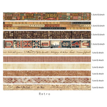 Load image into Gallery viewer, Exclusive Washi Tape Sets (10 pcs)