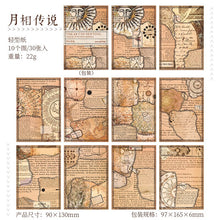 Load image into Gallery viewer, The Heart of Sewing Series Vintage Material Papers (6 Designs)