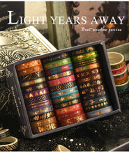 Load image into Gallery viewer, Midnight Gothic Washi Tape Collection – Vintage Edition