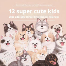 Load image into Gallery viewer, Paws & Tails 2026 Desk Calendar
