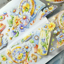Load image into Gallery viewer, Floral Universe Gold Foiled Washi Tapes