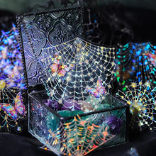 Load image into Gallery viewer, Spiderweb Floral Stickers