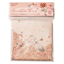 Load image into Gallery viewer, Rose Garden Memoire: Vintage Foil Stamped Sticky Notes