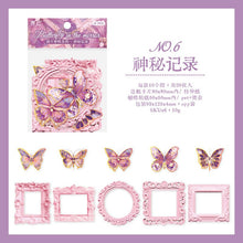 Load image into Gallery viewer, Mirror Dream Series Gold Foiled Butterfly Stickers - Limited Edition