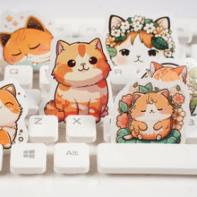 Load image into Gallery viewer, Orange Kitty Decorative Stickers