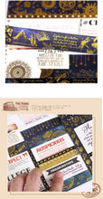Load image into Gallery viewer, The Floating Series Gold Foiled Washi Tape Sets (10 pcs a set)