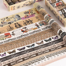 Load image into Gallery viewer, Vintage Style Japanese Summer Series Washi Tape Sets (18 Rolls)