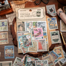 Load image into Gallery viewer, Old Post Office Series Decorative Stickers ( 6 Designs)