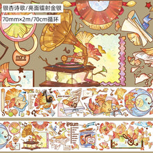 Load image into Gallery viewer, Japanese Floral Heaven Transparent Extra Large Washi Tape Sets (21 Designs)