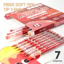 Load image into Gallery viewer, ColorMuse Acrylic Brush Marker Set – Artist Edition