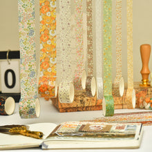 Load image into Gallery viewer, Autumn Flowers Washi Tape Sets