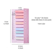 Load image into Gallery viewer, Colorful Index Sticky Notes