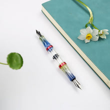 Load image into Gallery viewer, GlassyGrip Dual Nib Fountain Pens