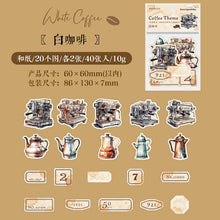 Load image into Gallery viewer, Coffee Theme Decorative Stickers