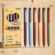 Load image into Gallery viewer, Retro Smooth Gel Pens Set